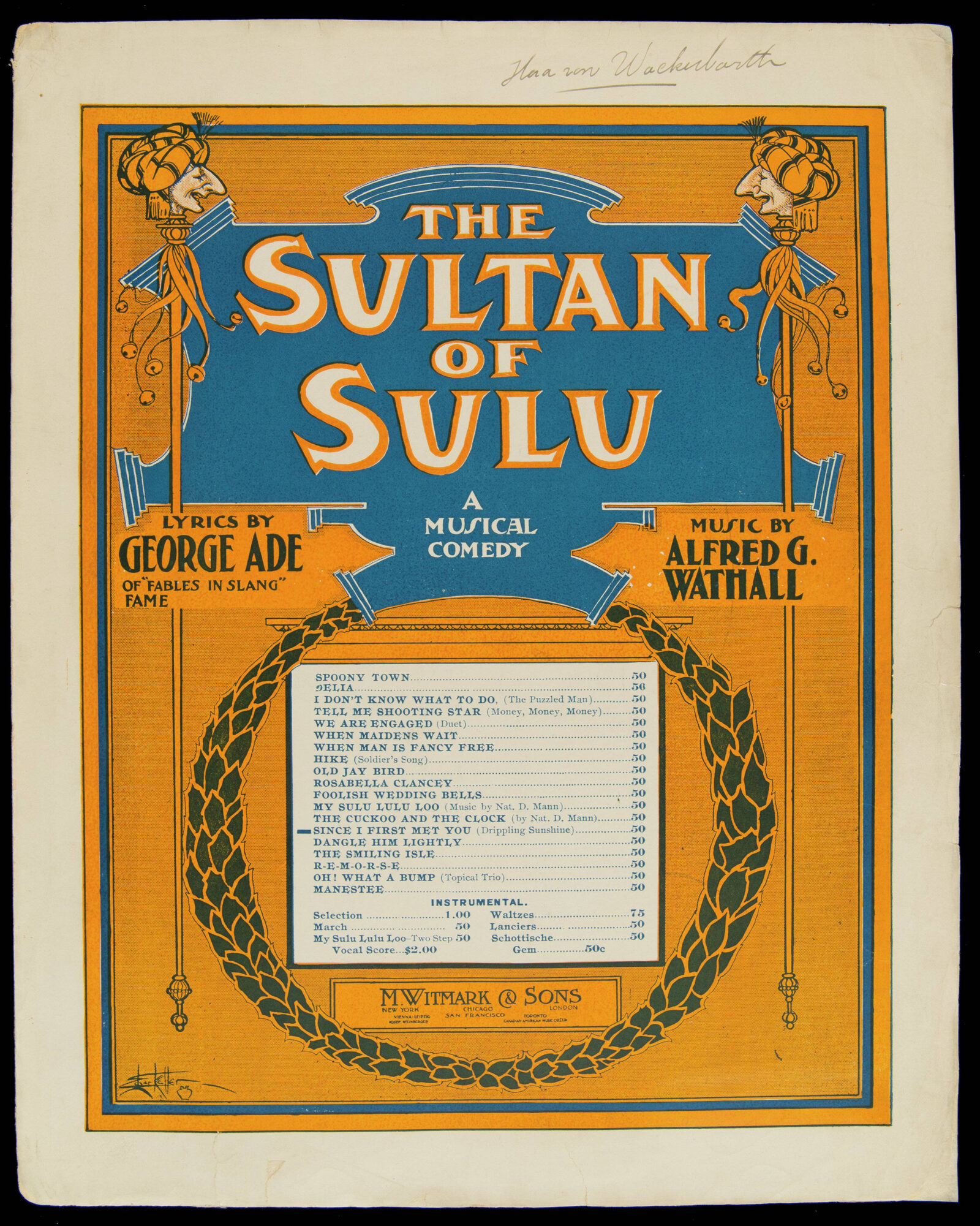 A historic photograph of the Sultan of Sulu in royal dress