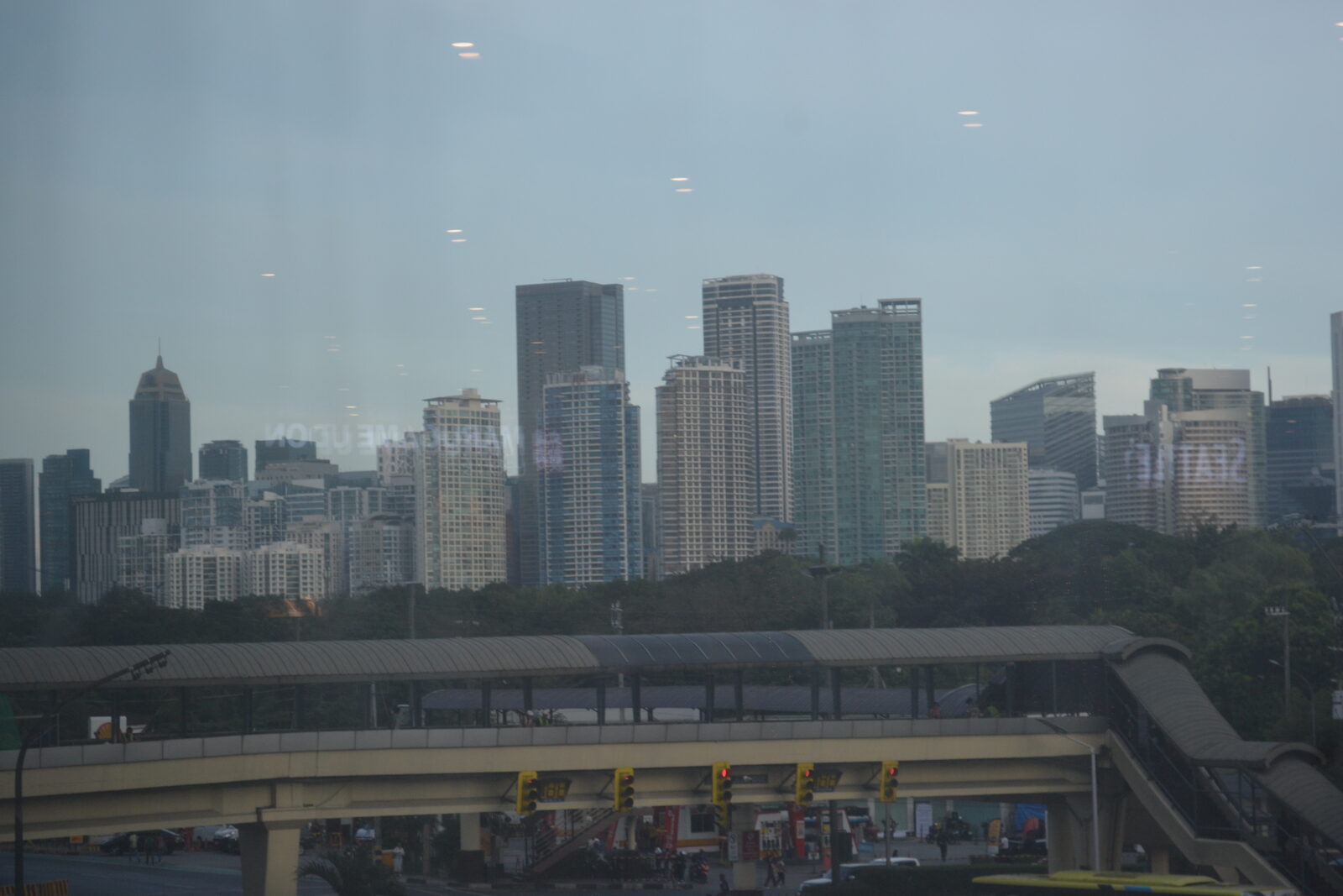 The modern skyscrapers of Bonifacio Global City