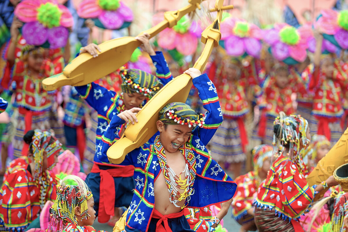 Dancers at the Kadayawan Festival in Davao